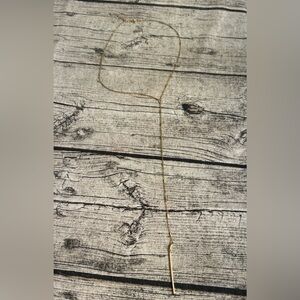 Beautiful golden chain long necklace. Adjustable length.